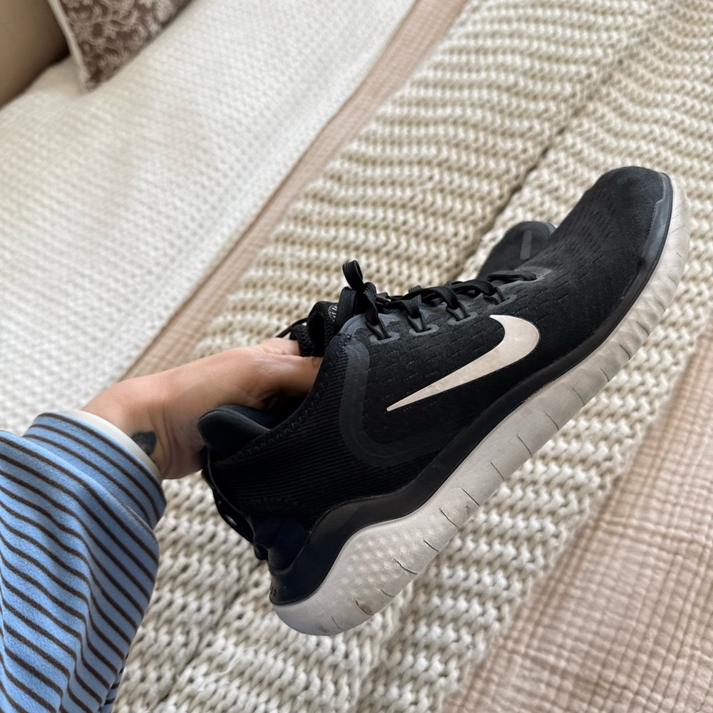 Nike Black and White Athletic Shoes